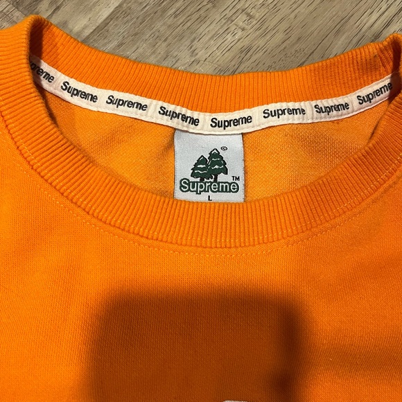 SUPREME ~ Graphic Cotton Crewneck Sweatshirt Womens Large - Picture 3 of 4